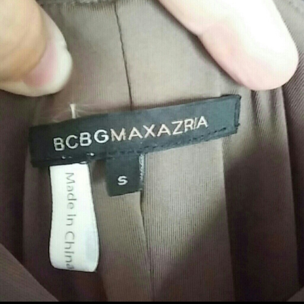BCBGMaxAzaria chocolate brown gown (Sm) - Picture 4 of 7